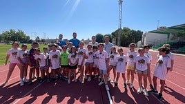 Visita del alcalde y la concejala de Deportes al primer turno en la Salobreja.