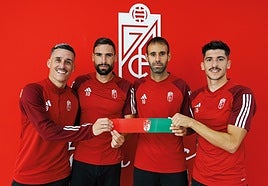 Callejón, Puertas, Víctor Díaz y Carlos Neva, en una imagen de archivo.