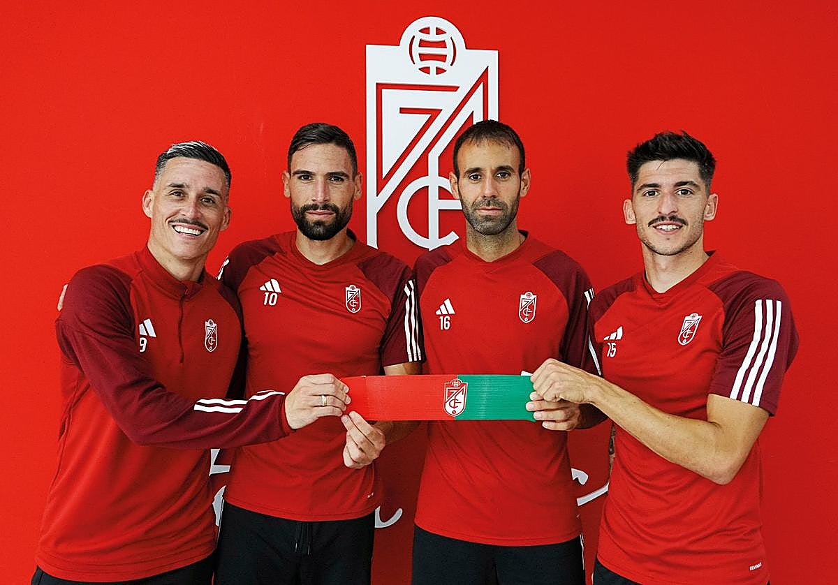 Callejón, Puertas, Víctor Díaz y Carlos Neva, en una imagen de archivo.