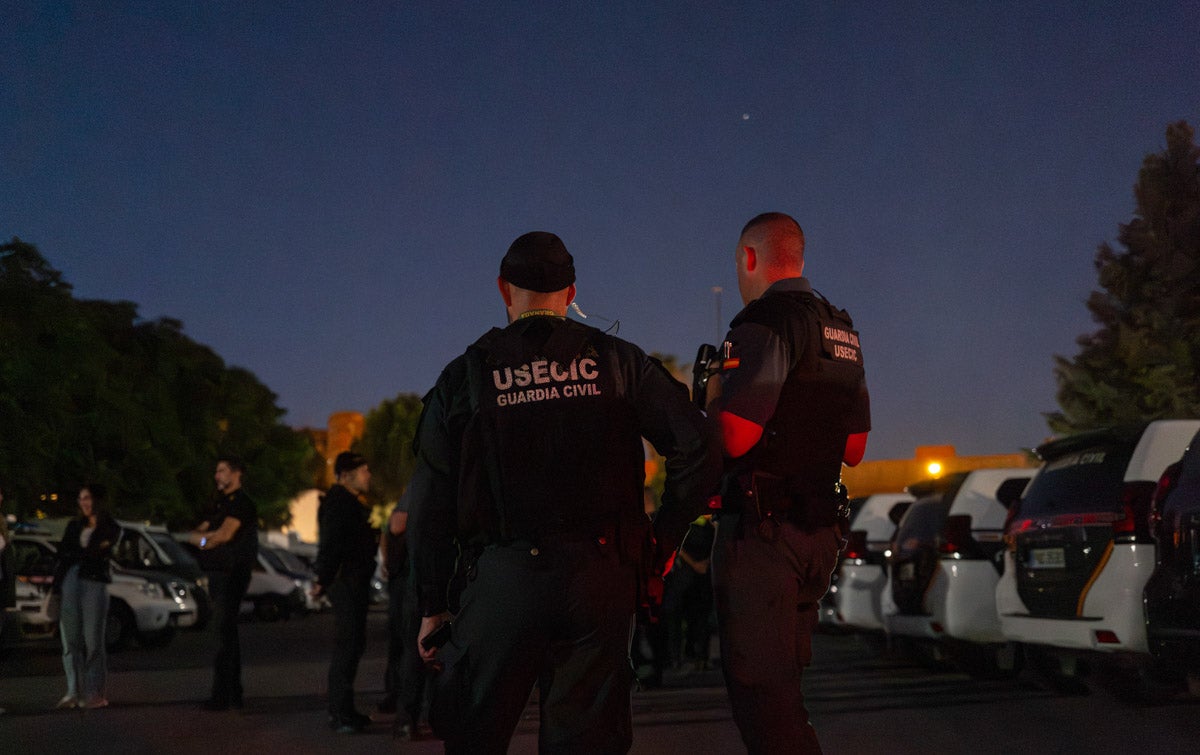 Las imágenes de la redada de la Guardia Civil contra un clan de atracadores