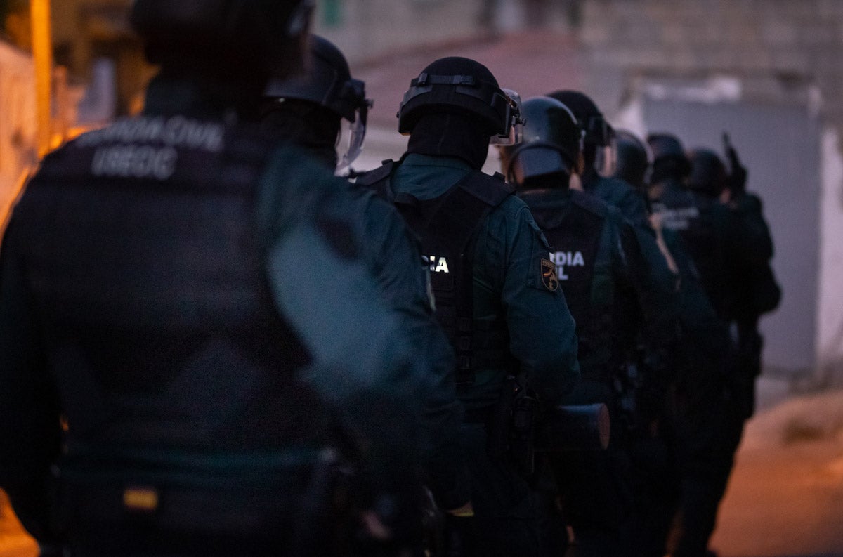 Las imágenes de la redada de la Guardia Civil contra un clan de atracadores