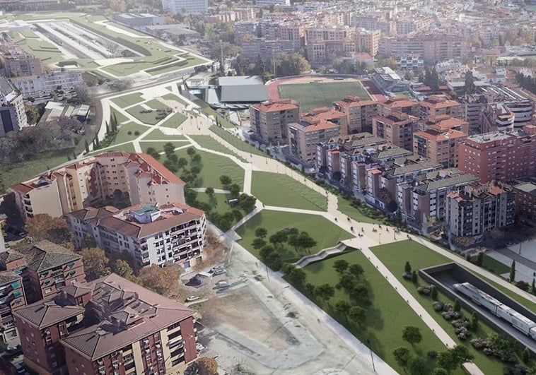 Jardines panorámicos y bares en el futuro mirador de Camino de Ronda