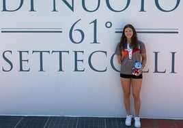 La nadadora paralímpica en la 61ª edición de Settecolli.