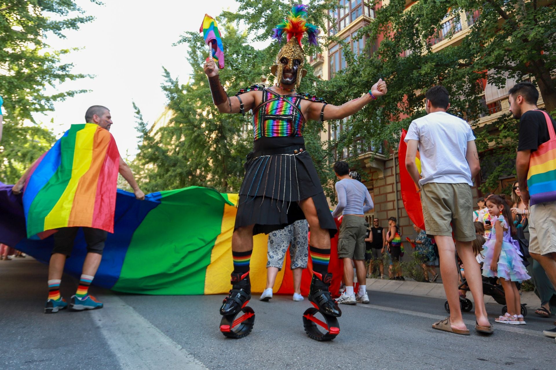 Las imágenes de la manifestación del Orgullo en Granada