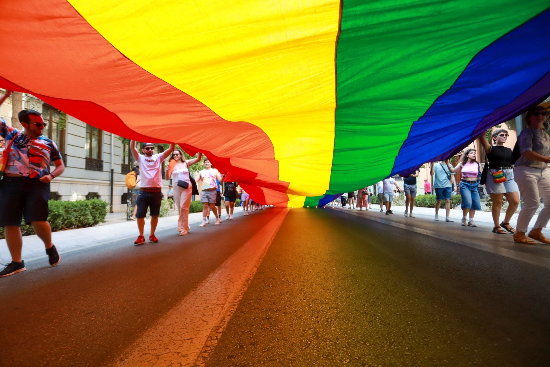 Las imágenes de la manifestación del Orgullo en Granada