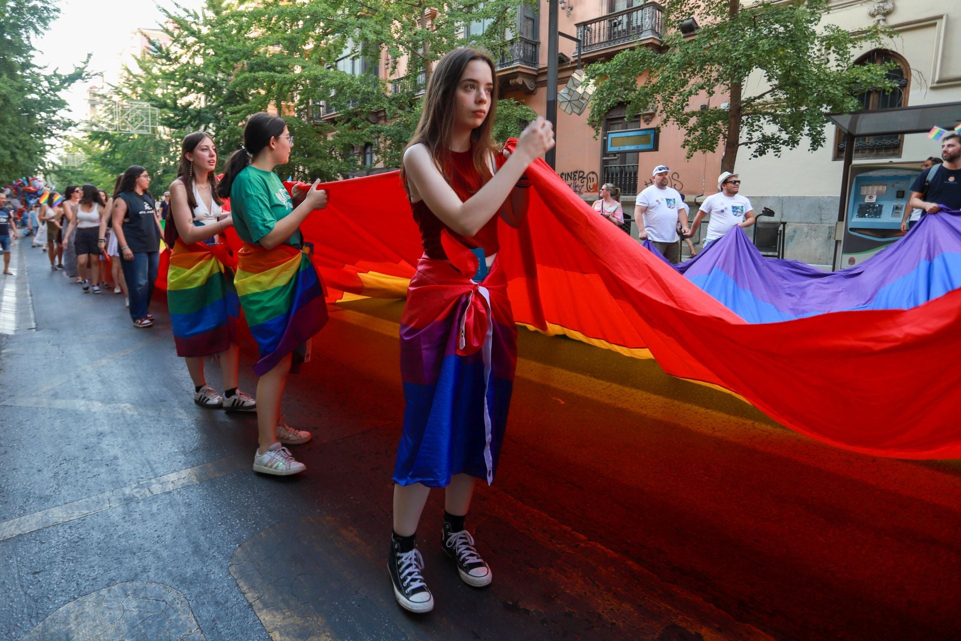 Las imágenes de la manifestación del Orgullo en Granada