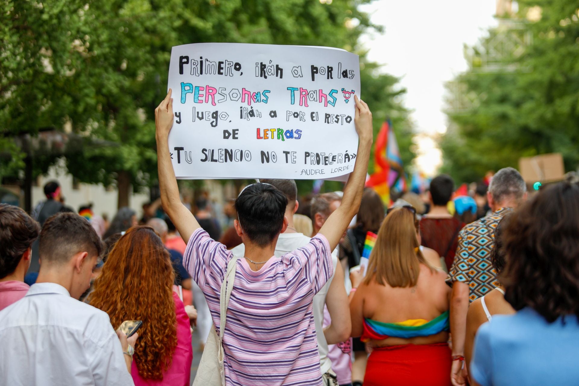 Las imágenes de la manifestación del Orgullo en Granada