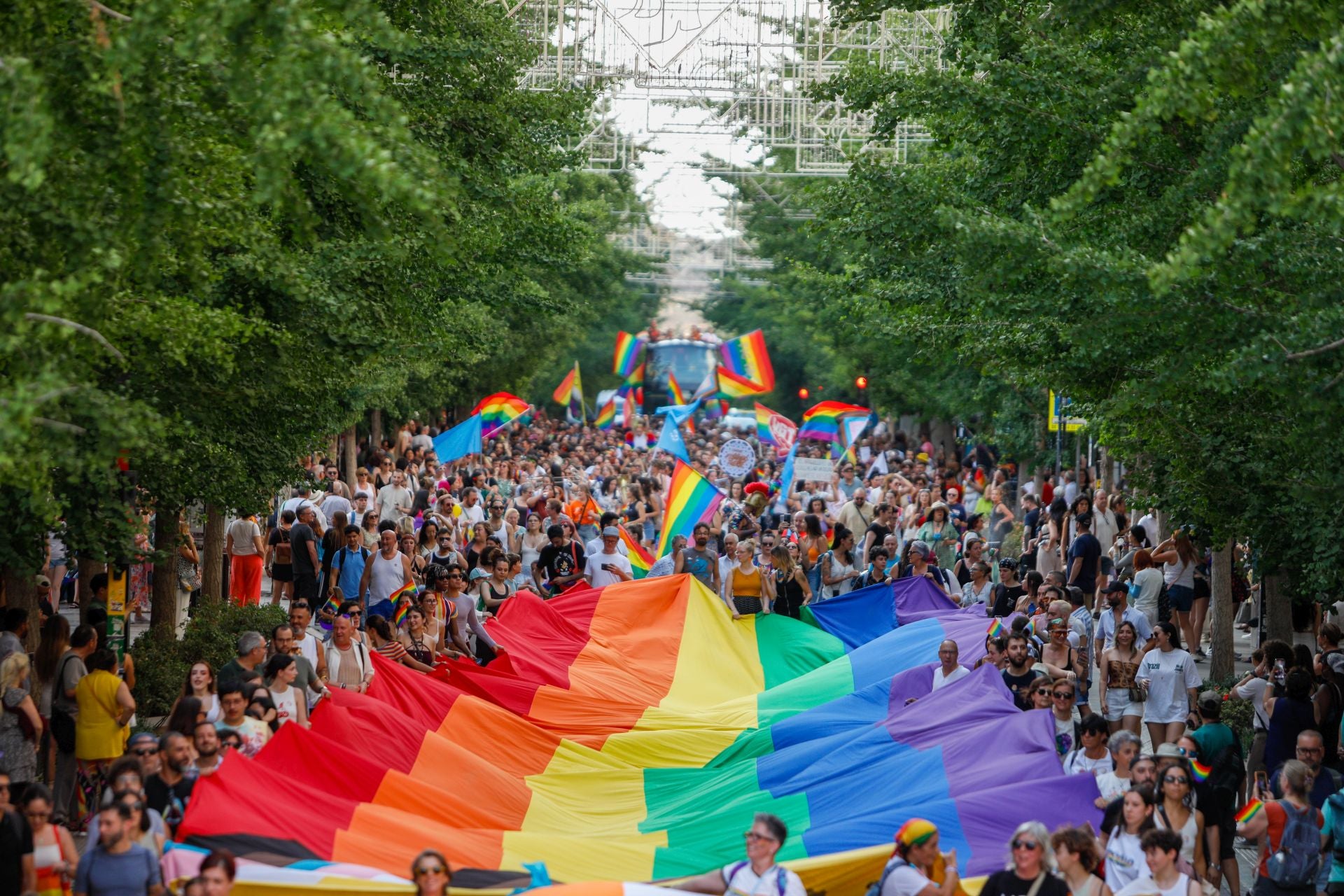 Las imágenes de la manifestación del Orgullo en Granada