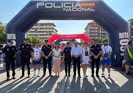 Momentos previos al inicio de la carrera, en el Bulevar.