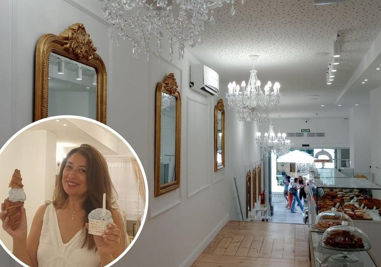 Esta pastelería arrasa con un helado único en Granada: el sabor violeta parisino