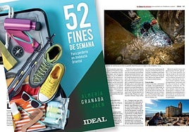 Detalle de la portada del suplemento sobre las páginas interiores del mismo.