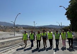 Camino de las Ventillas en Motril, en obras.