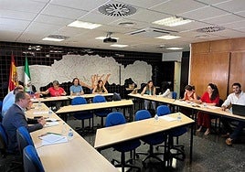 Reunión de la Comisión Provincial de Prevención de Riesgos Laborales.