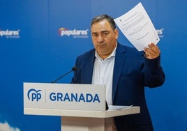 Eduardo MArtos en su comparecencia de este martes.