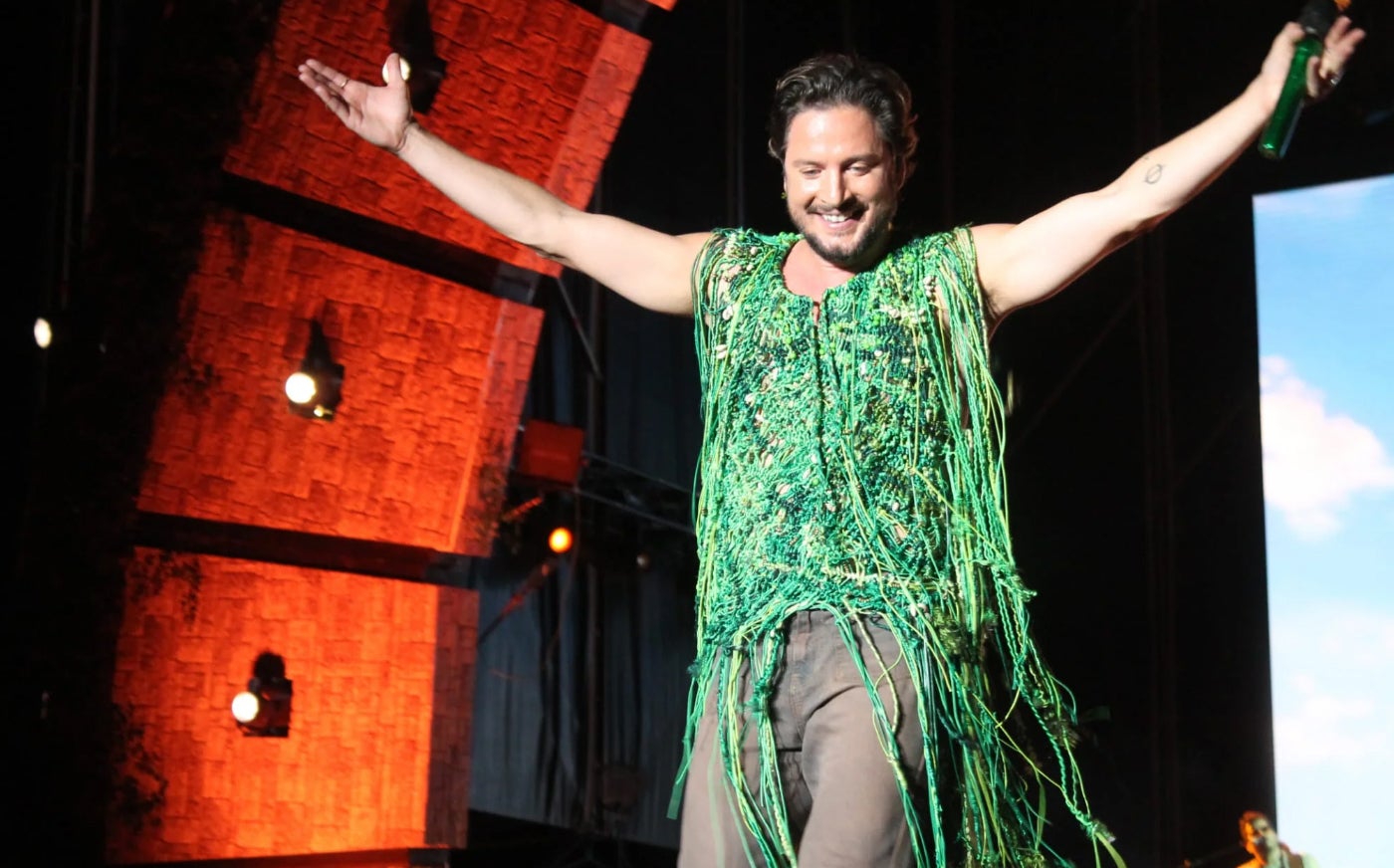 Manuel Carrasco en una actuación reciente.