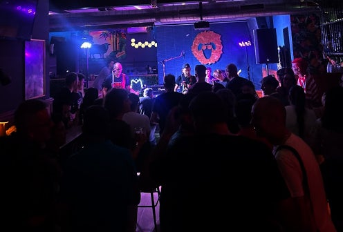 Un momento de uno de los conciertos de este festival en Albox.