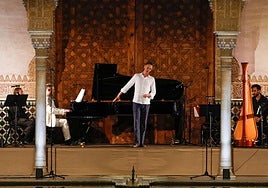 Un momento de la interpretación de 'My beloved is mine' por parte de Ian Bostridge.