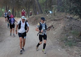 Los participantes, en la salida del Bacal.