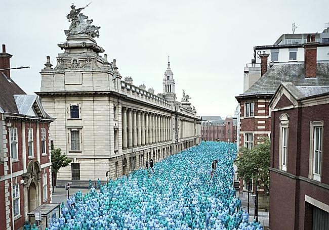 'Sea of Hull', una instalación del artista en la ciudad homónima.