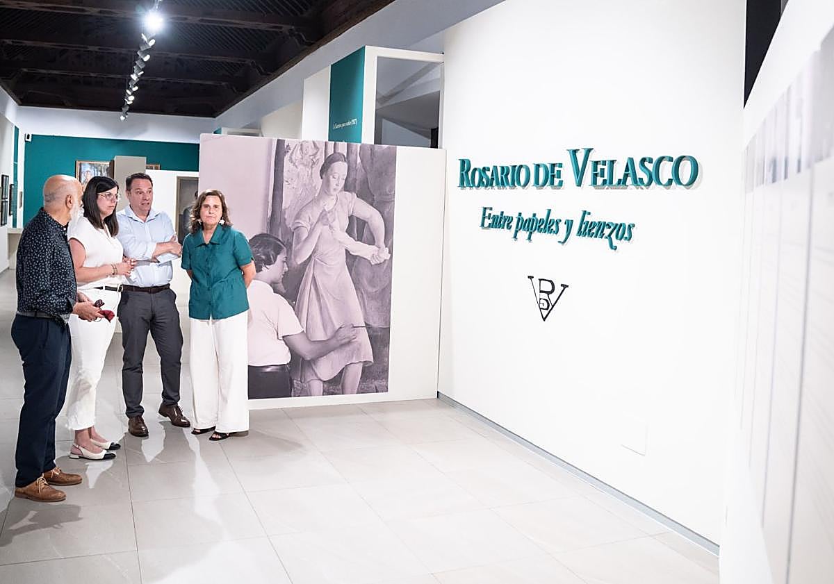 Imagen principal - El Murec da su lugar a la artista «silenciada» Rosario de Velasco