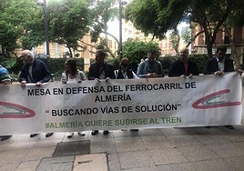 La Mesa del Tren de Almería, contundente: acusa de «maltrato» a Renfe y Adif por los 23 minutos de más a Madrid