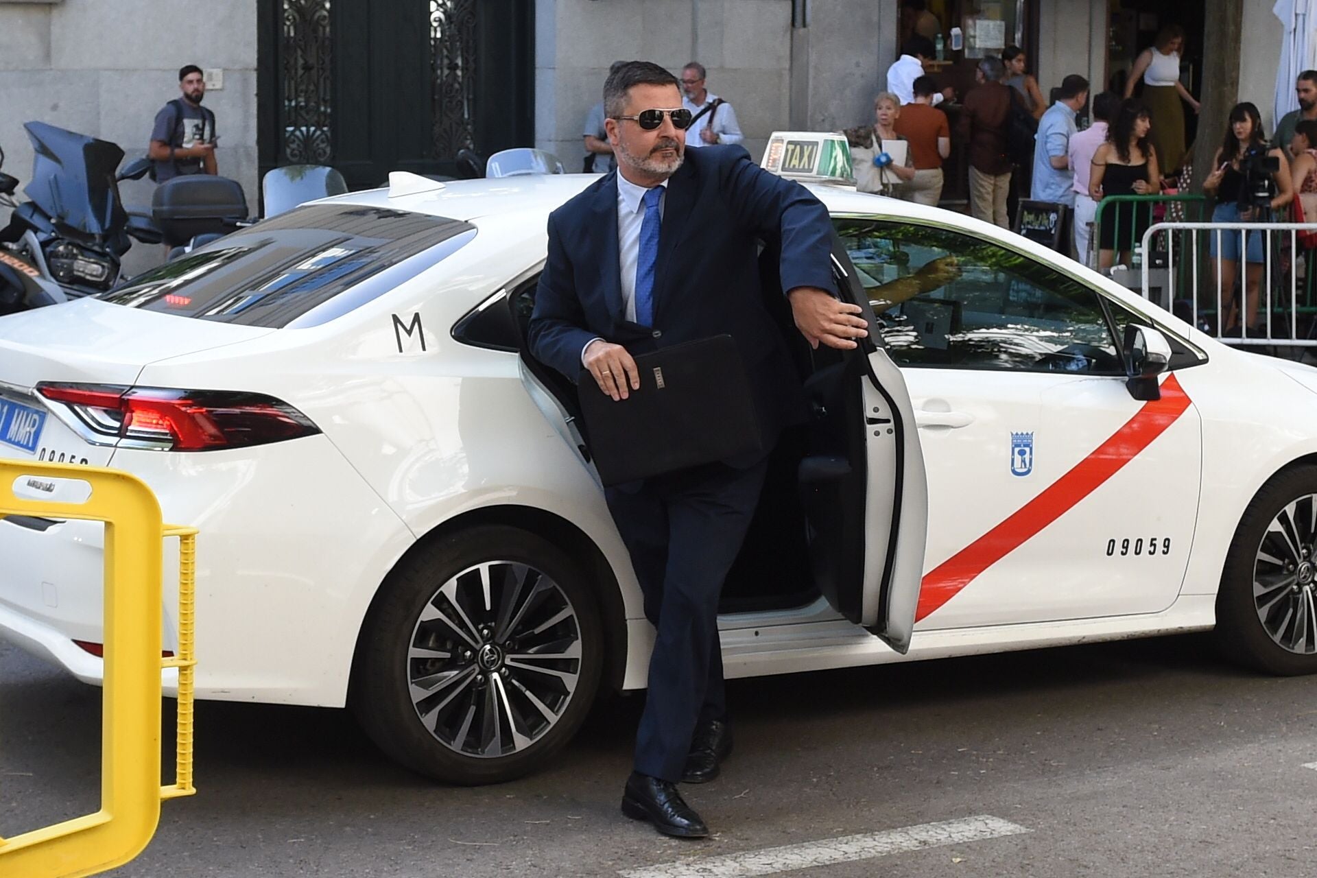 Daniel F. M., a su llegada al Tribunal Supremo.