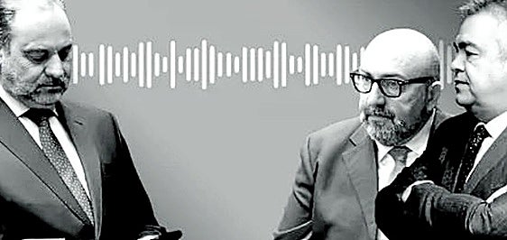 Ábalos, Koldo y Cerdán.