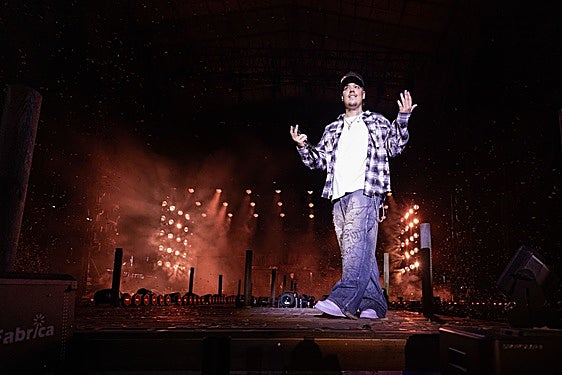 Momento del concierto de Saiko celebrado anoche.