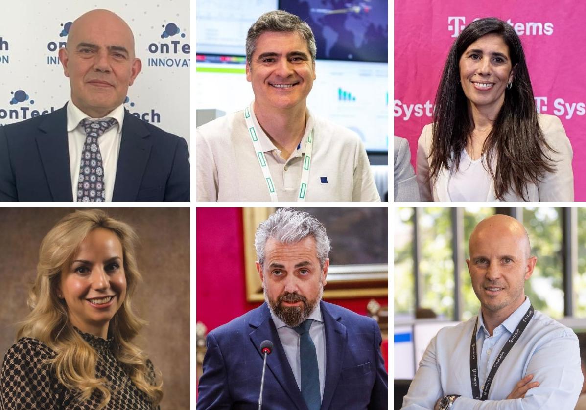 Antonio Alcántara, Antonio Guerrero, Cristina Caamiño, Laura Huertas, Marcelo Vázquez y Eduardo Haro.