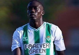 Souleymane Faye, durante su etapa en el Betis Deportivo.
