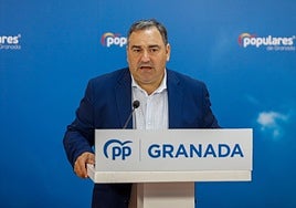 Eduardo Martos, en su comparecencia de esta semana.