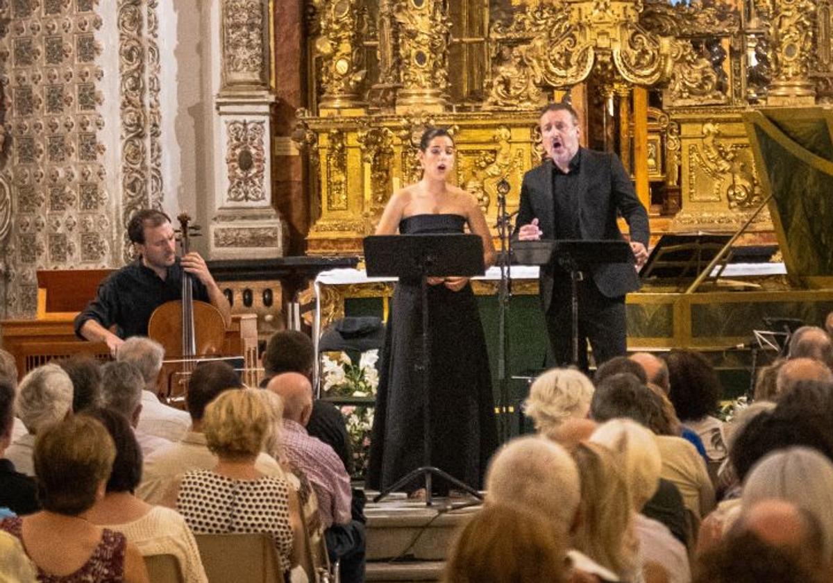 Momento del recital.