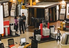 Vista de la tienda de Padul.