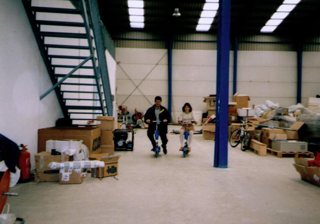 Estrenando la actual nave