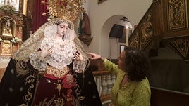 La Virgen de los Ferroviarios recupera su policromía original