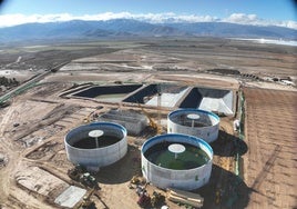 Las obras de construcción de la planta de AGR Gas en La Calahorra están muy avanzadas.