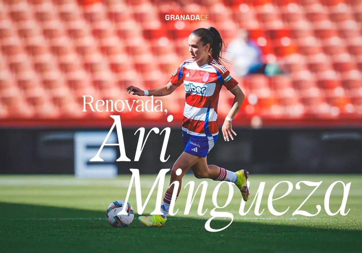 El Granada femenino confirma la renovación de Ari Mingueza