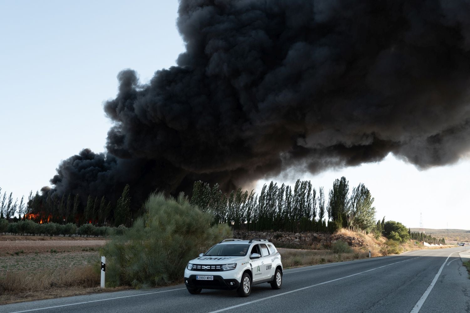 El incendio de Padul, desde dentro