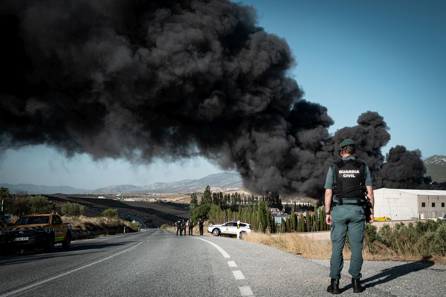 El incendio de Padul, desde dentro