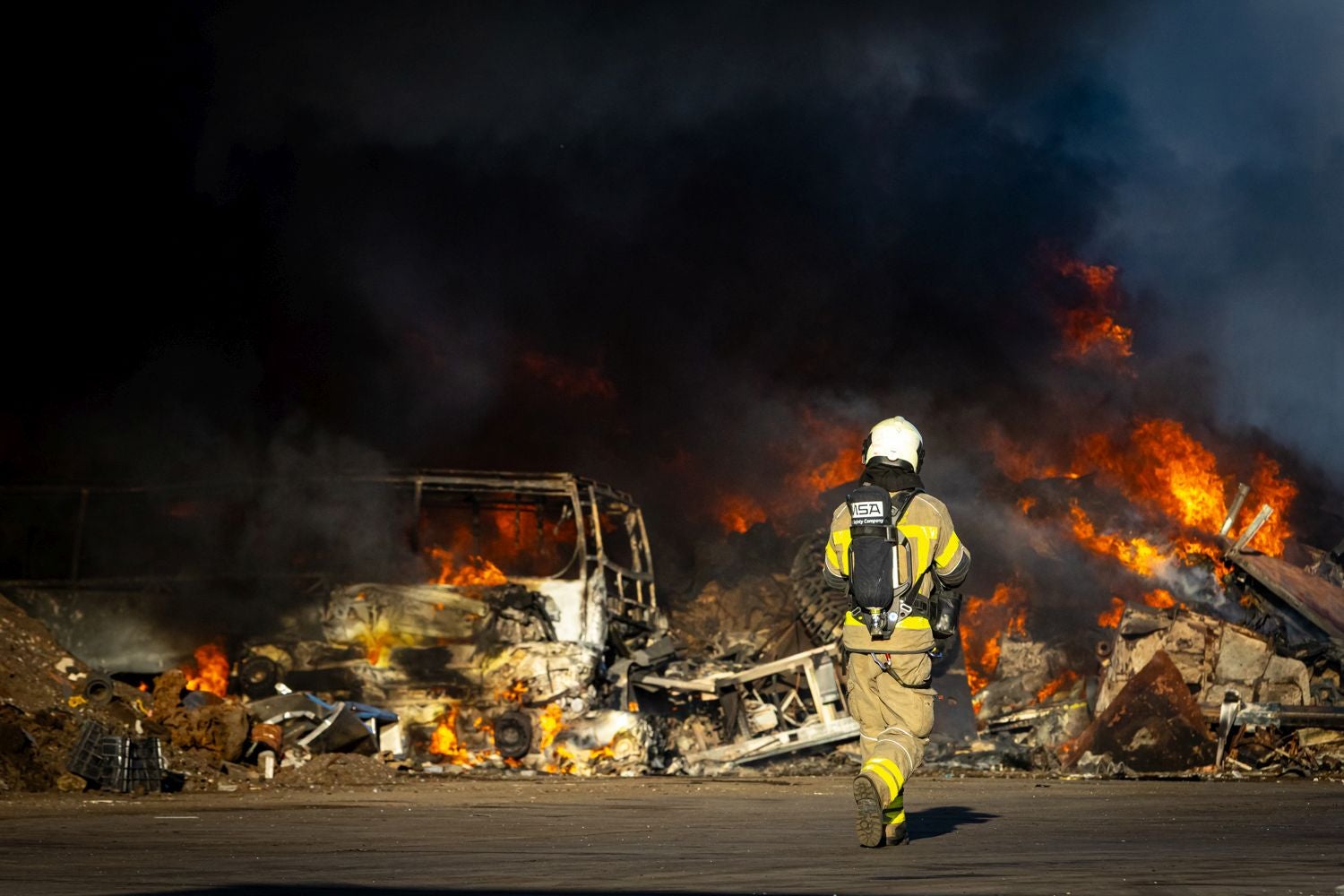 El incendio de Padul, desde dentro
