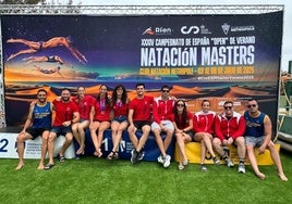 El equipo almeriense se colgó diez medallas.