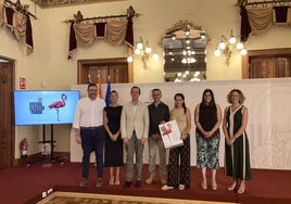 Autoridades en la presentación de una nueva edición del 'Festival Clásicos en el Parque'.