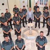 Un centenar de guardias civiles alumnos se incorpora a varias unidades de seguridad de la provincia
