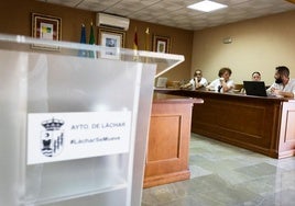 Salón de plenos del Ayuntamiento de Láchar