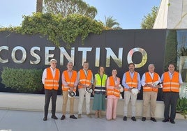 El PSOE reivindica la inversión del Gobierno en Cosentino y la defensa del sector ante los aranceles de EE. UU
