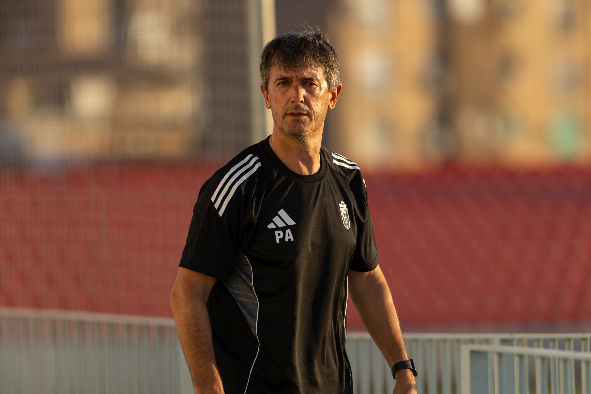 El primer entrenamiento de la pretemporada del Granada, en imágenes