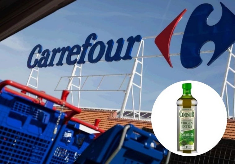 Regalo de Carrefour a sus clientes: una botella gratis de un AOVE Coosur