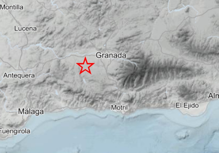 Registrados tres terremotos en lo que va de fin de semana en la provincia de Granada