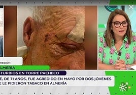 Toñi Moreno explota en directo por la paliza a un anciano andaluz