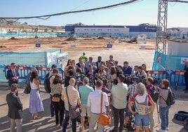 Visita insittucional a las obras de Desay.